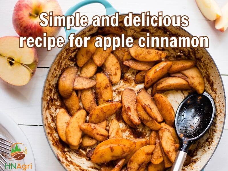 Step by step making instructions for the apple cinnamon recipe-3