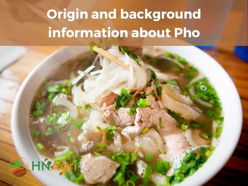 Origin and background information about Pho