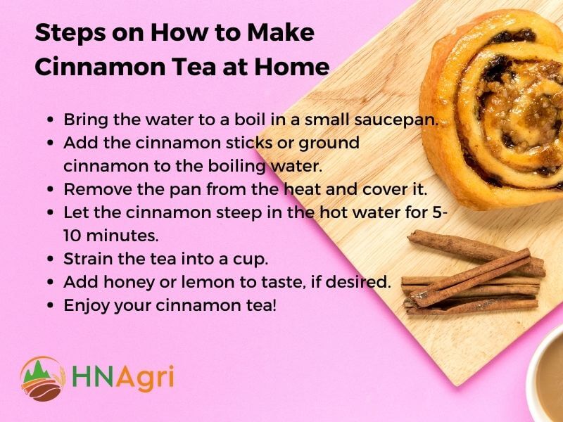 Steps on How to Make Cinnamon Tea at Home